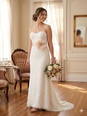 White by Vera Wang | Dresses | White By Vera Wang Wedding Dress | Poshmark